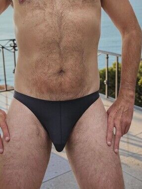 Men's Black Classic Bikini Briefs
